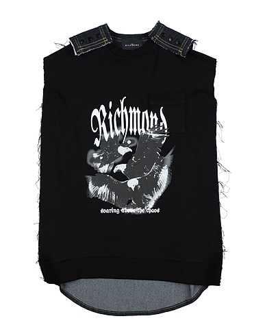 JOHN RICHMOND Denim dress Black 100% Cotton