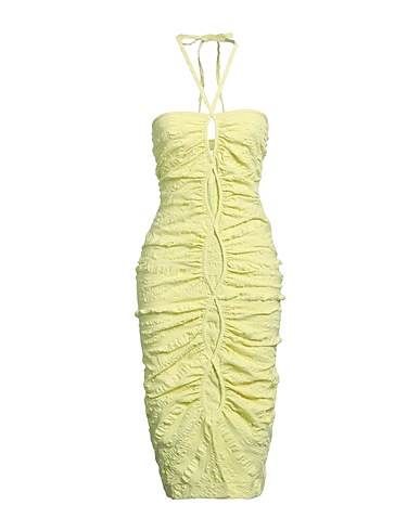 REJINA PYO Elegant dress Lime green 100% Polyester, Viscose