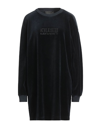 ALBERTA FERRETTI Office dress ATHLEISURE Black 80% Cotton, 16% Polyester, 4% Elastane