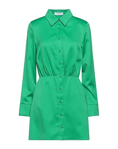 GLAMOROUS Short dress Green 100% Polyester