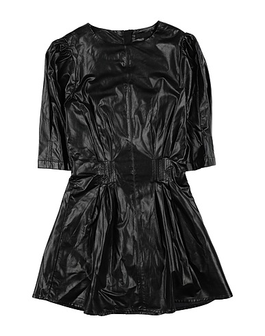 FUN & FUN Dress Black 50% Polyurethane, 50% Cotton