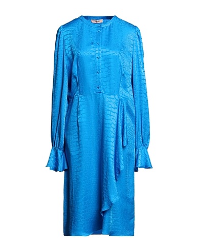 TWINSET Hemdkleid Azurblau 53% Lyocell, 47% Viskose
