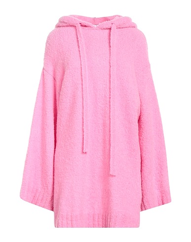 MSGM Vestito corto Rosa 80% Lana Vergine, 20% Poliammide