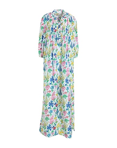 DIANE VON FURSTENBERG Long dress White 84% Viscose, 16% Silk