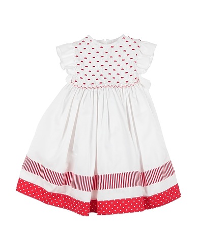 LESY Babykleid Weiß 50% Baumwolle, 50% Polyester