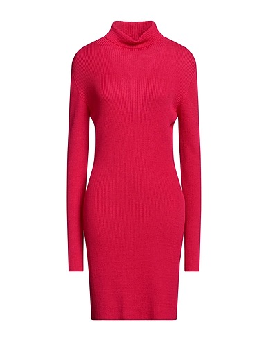 DSQUARED2 Knit dress Fuchsia 100% Virgin Wool