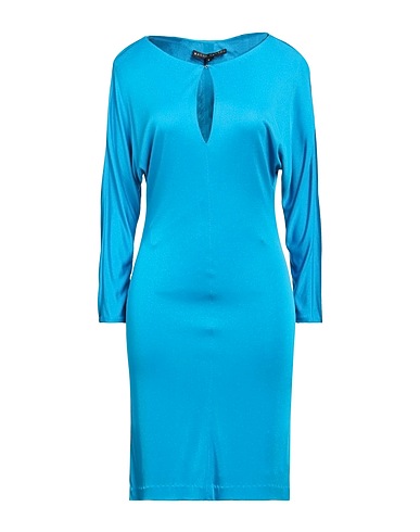 POLO RALPH LAUREN Short dress Azure 100% Viscose
