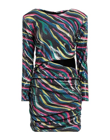 FEMINISTA Short dress Charcoal 100% Polyester