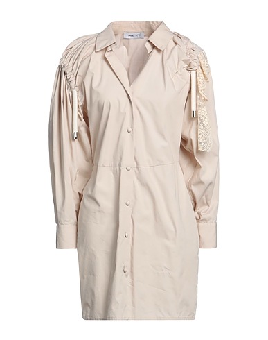 ACT N°1 Shirt dress Beige 100% Cotton