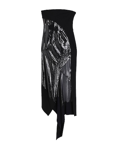 MUGLER Midi dress 54% Silk, 46% Polyester, Viscose, Elastane, Polyamide
