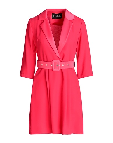 CHIARULLI Short dress Red 100% Polyester