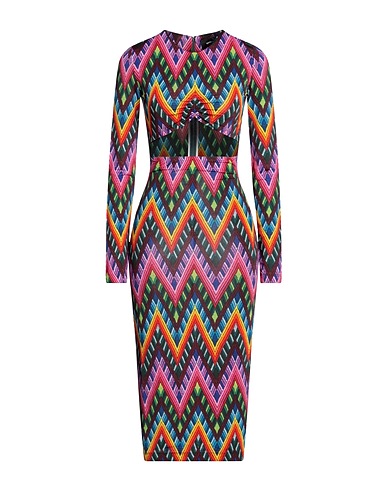 DSQUARED2 Midi dress Green 97% Viscose, 3% Elastane