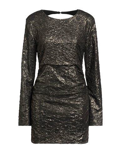 VANESSA SCOTT Short dress Black 96% Polyester, 4% Elastane