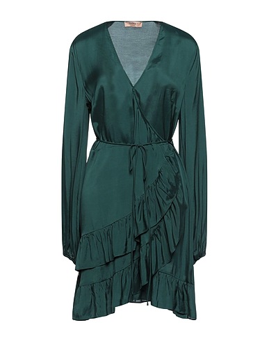 TWINSET Office dress Deep teal 100% Viscose