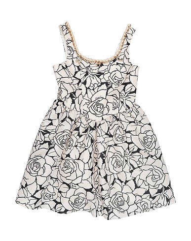 ELISABETTA FRANCHI Vestido LA MIA BAMBINA Beige 100% Poliéster, Poliamida