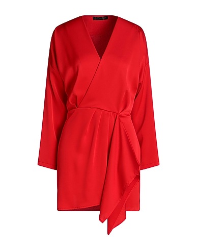 LE STREGHE ミニワンピース・ドレス レッド ポリエステル 100%