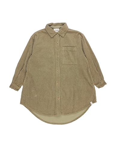 FINGER IN THE NOSE Dress Sage green 100% Cotton