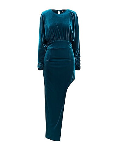 ACTUALEE Vestito corto Verde petrolio 94% Poliestere, 6% Elastan