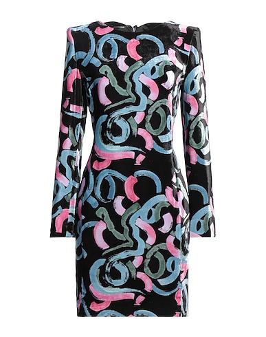 EMPORIO ARMANI Sheath dress Black 82% Viscose, 18% Silk