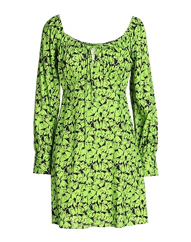 TOPSHOP Short dress Green 100% Viscose