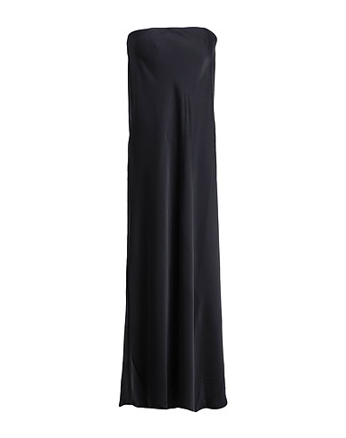 TOPSHOP Long dress Black 71% Polyester, 29% Elastomultiester