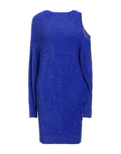 SIMONA CORSELLINI Short dress Bright blue 100% Polyamide