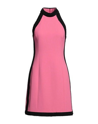 BOUTIQUE MOSCHINO Sheath dress Pink 90% Polyester, 10% Elastane