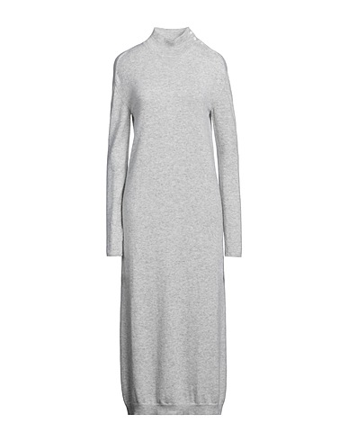 AGNONA Midi dress Light grey 60% Cashmere, 40% Silk