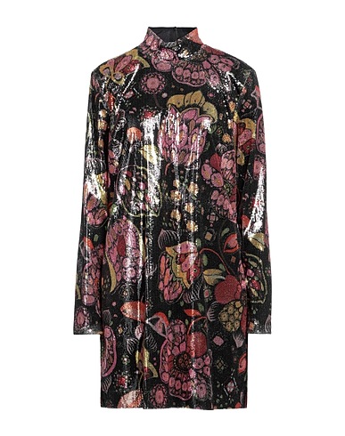 LA DOUBLE J Short dress Black 100% Polyester