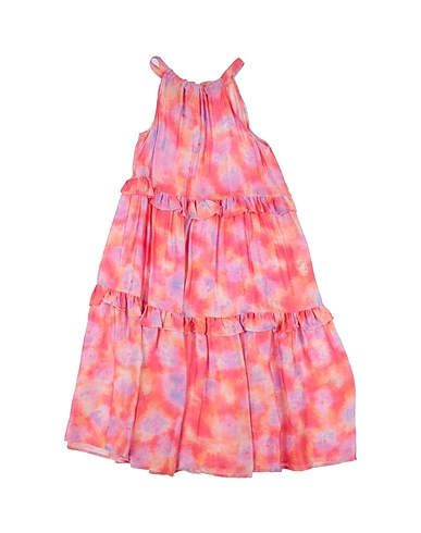 DIXIE Dress Pink 51% Glass, 49% Viscose