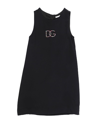 DOLCE&GABBANA Dress Black 100% Viscose, Polyester, Crystal