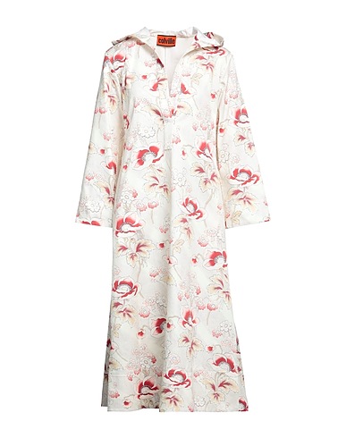 COLVILLE Midi dress Ivory 100% Cotton