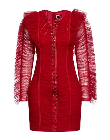 ELISABETTA FRANCHI Sheath dress Red 100% Polyamide
