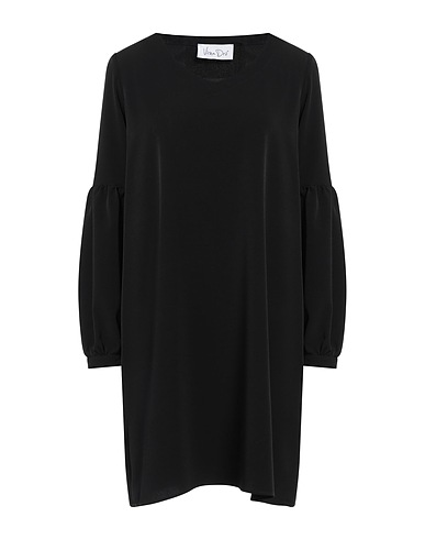 VIRNA DRÒ Short dress Black 100% Polyester
