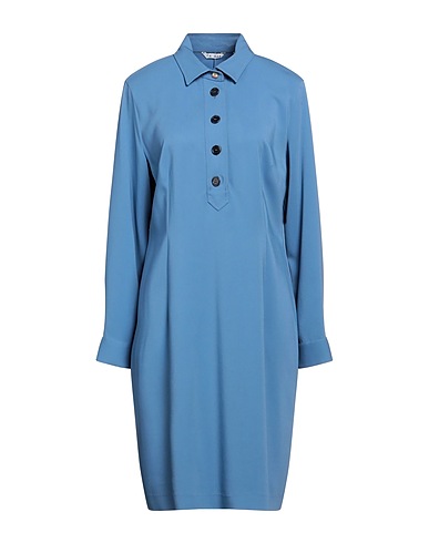 CALIBAN Midi dress Pastel blue 96% Viscose, 4% Elastane