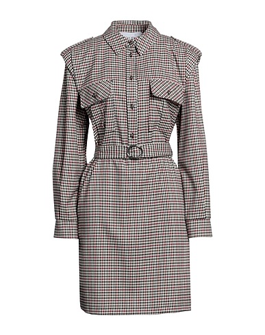 SILVIAN HEACH Shirt dress Cream 64% Polyester, 34% Viscose, 2% Elastane