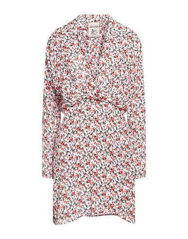 SEMICOUTURE Short dress White 100% Viscose
