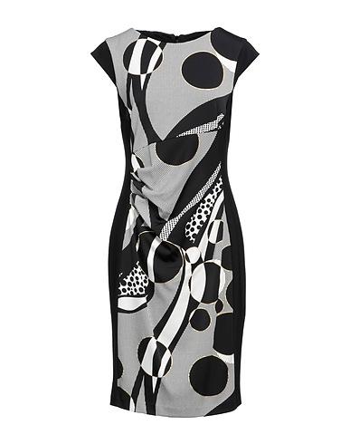 JOSEPH RIBKOFF Midi dress Black 95% Polyester, 5% Elastane