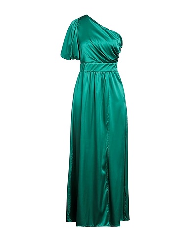 VANESSA SCOTT Midi dress Emerald green 100% Polyester