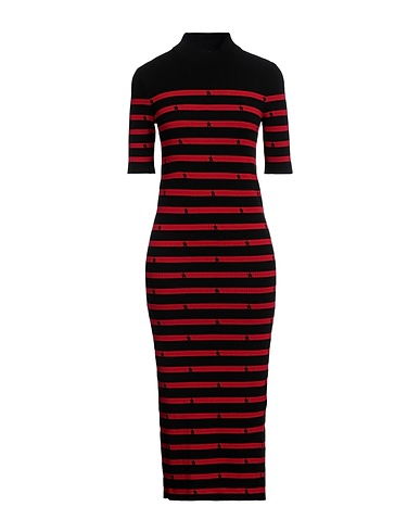 REDValentino Midi dress Red 71% Viscose, 29% Polyester
