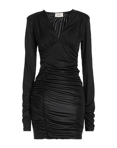 VICOLO Sheath dress Black 97% Polyester, 3% Elastane
