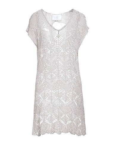 ELISA CAVALETTI by DANIELA DALLAVALLE Short dress Grey 87% Acrylic, 13% Polyamide