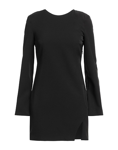 VICOLO Short dress Black 88% Polyester, 12% Elastane