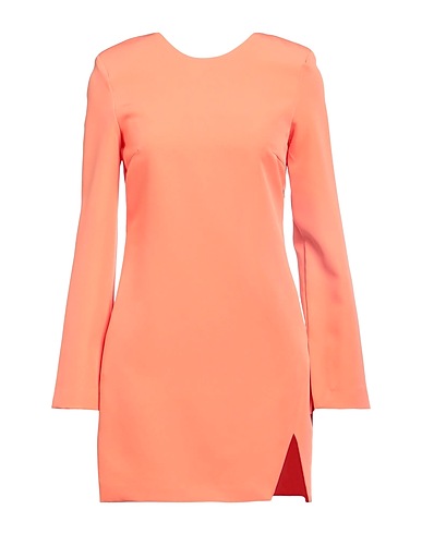 VICOLO Short dress Salmon pink 88% Polyester, 12% Elastane