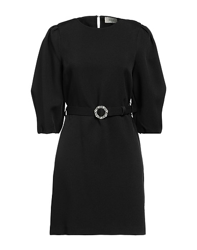 VICOLO Office dress Black 96% Polyester, 4% Elastane