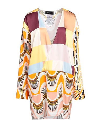 DSQUARED2 Short dress Yellow 100% Polyester