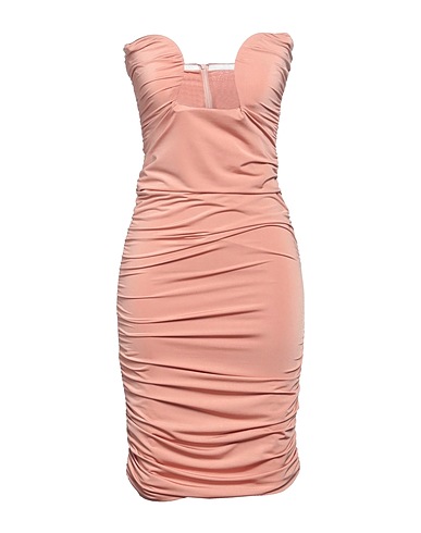 VICOLO Midi dress Blush 95% Viscose, 5% Elastane