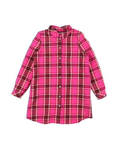 MAX & LOLA Vestito Fucsia 60% Lana Vergine, 40% Poliestere