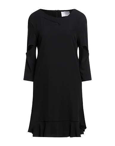 ELISA CAVALETTI by DANIELA DALLAVALLE Short dress Black 95% Viscose, 5% Elastane