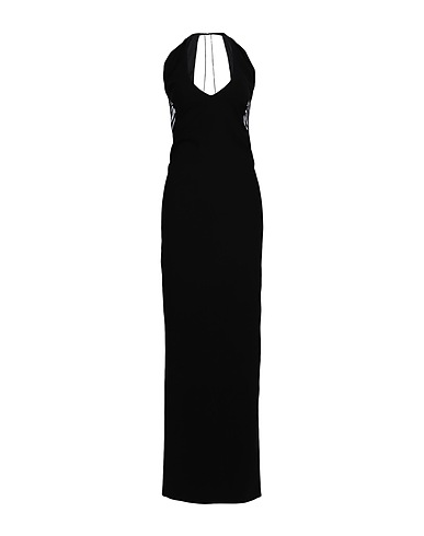 MÔNOT Vestito lungo Nero 100% Poliestere
